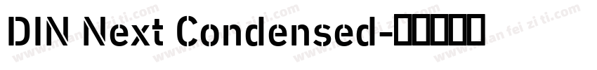 DIN Next Condensed字体转换